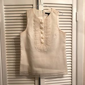 Vintage Robert Rodriguez ruffle front top size 6